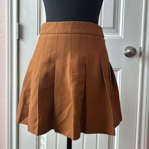 High waisted mini skirt